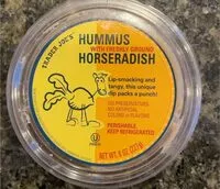 Mängden socker i Hummus with Freshly Ground Horseradish