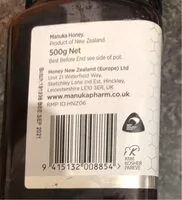 Mängden socker i Manuka honey