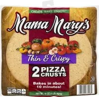 Mängden socker i Pizza crusts thin & crispy