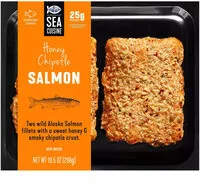 Mängden socker i Honey chipotle two wild alaska salmon fillets