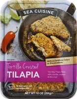 Mängden socker i Tilapia tortilla crusted