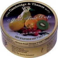 Mängden socker i Mixed fruit drops candies