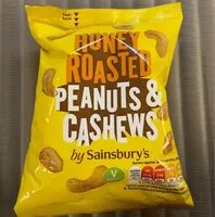 Mängden socker i Honey roasted penuts & cashews