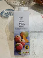 Mängden socker i Jus de pomme pressées et mangue