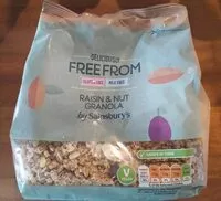 Mängden socker i Deliciously Freefrom raisin & nut granola