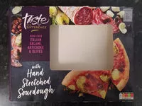 Mängden socker i Wood-fired Italian Salami, Artichoke & Olives Sourdough Pizza