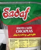 Mängden socker i Roasted and salted chickpeas