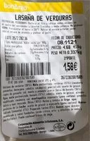 Mängden socker i Lasaña de verduras