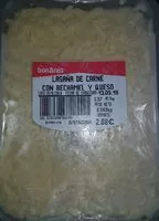 Mängden socker i Lasaña de carne con bechamel y queso