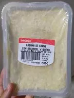 Mängden socker i Lasaña de carne con bechamel y queso