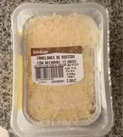 Mängden socker i Canelones de rustido con bechamel (3 unid)