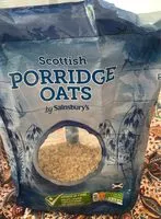 Mängden socker i Scottish porridge oats