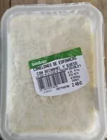 Mängden socker i Canelones de espinacas con bechamel y queso