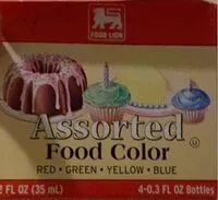 Mängden socker i Assorted Food Color