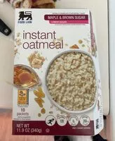 Mängden socker i Instant oatmeal