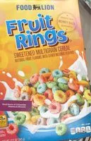 Mängden socker i Fruity rings