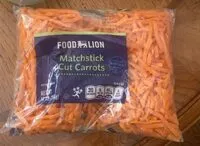 Mängden socker i Matchstick Cut Carrots