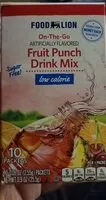 Mängden socker i Fruit Punch Drink Mix