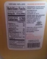 Mängden socker i 100% Orange Juice