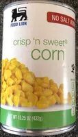 Mängden socker i Crisp ‘n sweet corn
