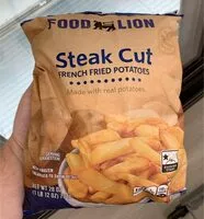 Mängden socker i Food Lion Steak Cut French Fried Potatoes