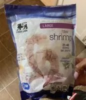 Mängden socker i raw shrimp