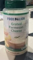 Mängden socker i Food Lion Grated Parmesan Cheese