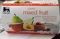 Mängden socker i cherry mixed fruit