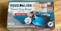 Mängden socker i donut shop blend coffee