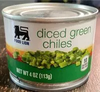 Mängden socker i diced green chiles