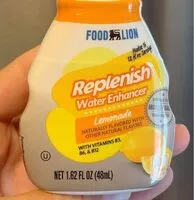 Mängden socker i Replenish Lemonade Water Enhancer