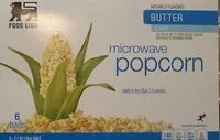Mängden socker i Microwave popcorn light