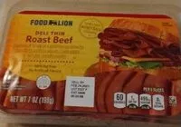 Mängden socker i Deli thin roast beef