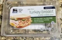 Mängden socker i Deli thin tirkey breast