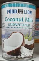 Mängden socker i Food lion coconut milk