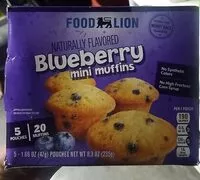 Mängden socker i Blueberry mini muffins