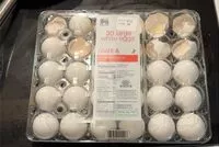 Mängden socker i Large eggs