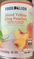Mängden socker i Sliced Yellow Cling Peaches packed in water