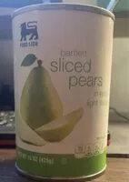 Mängden socker i bartlett sliced pears