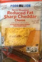 Mängden socker i Reduced fat sharp cheddar cheese