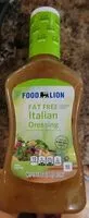 Mängden socker i Fat free italian dressing