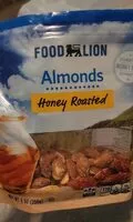 Mängden socker i Almonds honey roasted
