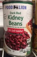 Mängden socker i Dark red kidney beans