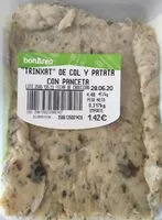 Mängden socker i Trinxat de col y patata con panceta