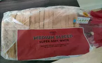 Mängden socker i Medium sliced super soft white