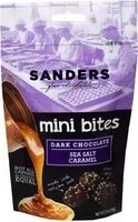 Mängden socker i Mini Bites, Dark Chocolate Sea Salt Caremel