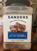 Mängden socker i Milk chocolate sea salt caramels