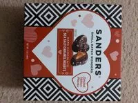 Mängden socker i Sanders Dark Chocolate Sea Salt Caramel Hearts