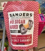 Mängden socker i No sugar added dark chocolate sea salt caramel