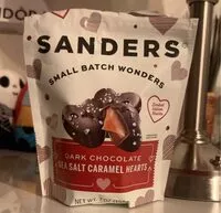 Mängden socker i Dark Chocolate sea salt caramel hearts